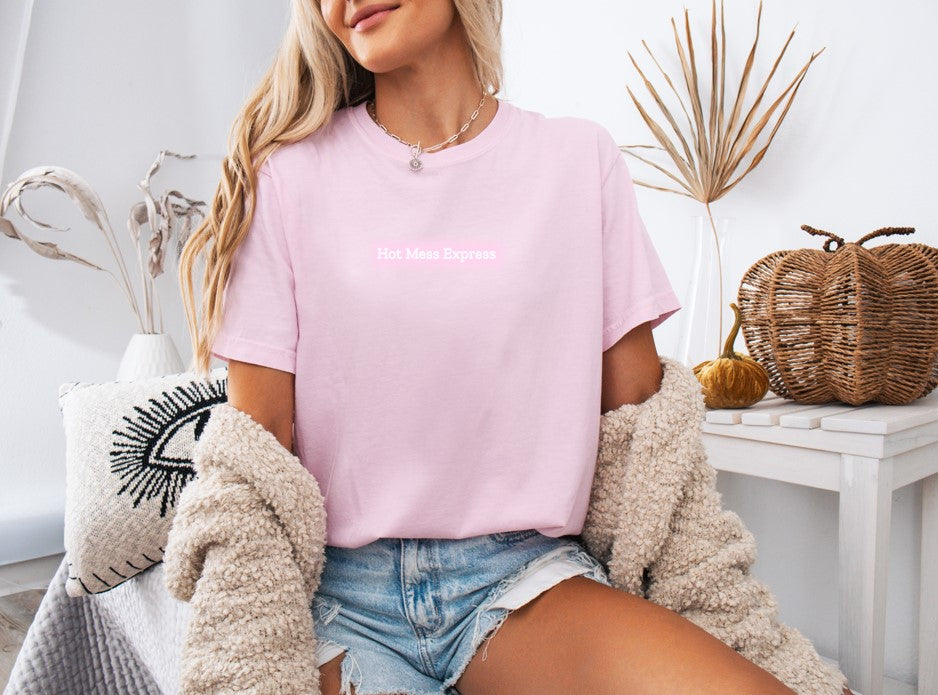 Hot Mess Express Printed Comfort Colors T-Shirt