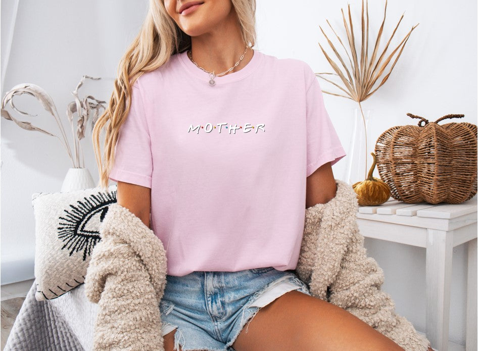 Mother Friends Printed Comfort Colors T-Shirt