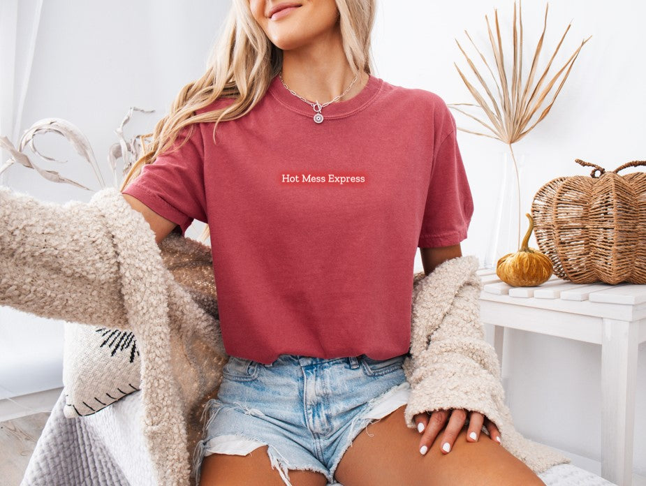 Hot Mess Express Printed Comfort Colors T-Shirt