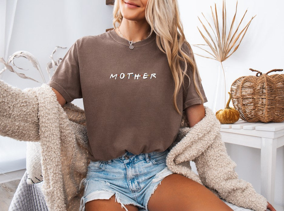 Mother Friends Printed Comfort Colors T-Shirt