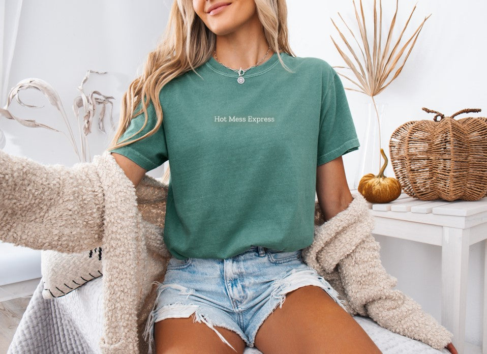 Hot Mess Express Printed Comfort Colors T-Shirt