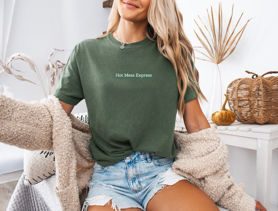 Hot Mess Express Printed Comfort Colors T-Shirt
